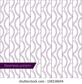 Geometric design seamless pattern in retro style