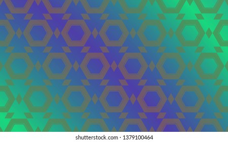 Geometric design seamless pattern. Vector