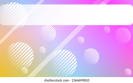 Geometric Design, Shapes. For Cover Page, Landing Page, Banner. Vector Illustration with Color Gradient