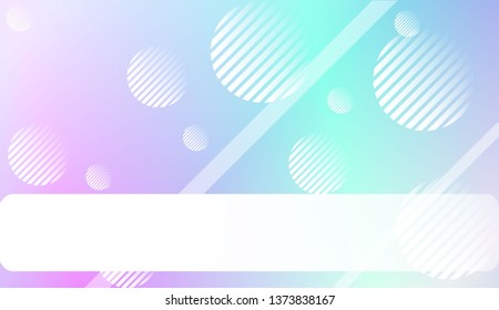 Geometric Design, Shapes. For Cover Page, Landing Page, Banner. Vector Illustration with Color Gradient