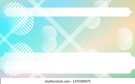 Geometric Design, Shapes. For Cover Page, Landing Page, Banner. Vector Illustration with Color Gradient