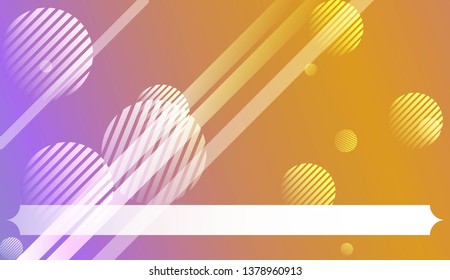 Geometric Design, Shapes. For Cover Page, Landing Page, Banner. Vector Illustration with Color Gradient