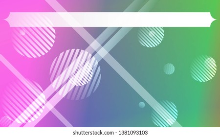 Geometric Design, Shapes. For Cover Page, Landing Page, Banner. Vector Illustration with Color Gradient