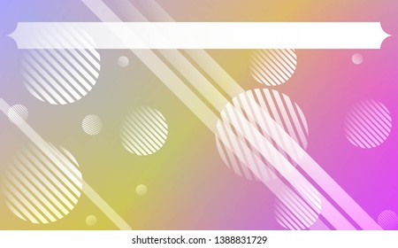 Geometric Design, Shapes. For Cover Page, Landing Page, Banner. Vector Illustration with Color Gradient