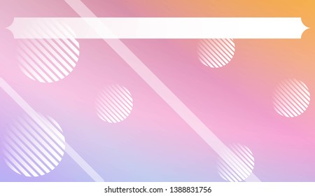 Geometric Design, Shapes. For Cover Page, Landing Page, Banner. Vector Illustration with Color Gradient