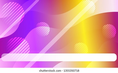 Geometric Design, Shapes. For Elegant Pattern Cover Book. Vector Illustration with Color Gradient