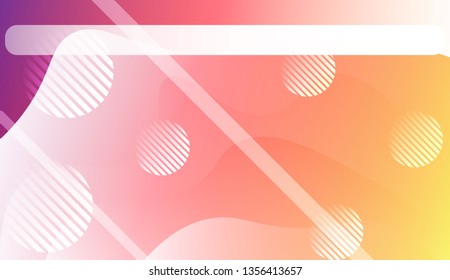 Geometric Design, Shapes. For Elegant Pattern Cover Book. Vector Illustration with Color Gradient