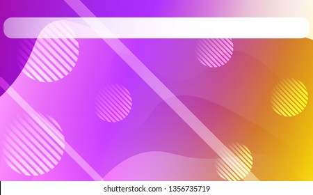 Geometric Design, Shapes. For Elegant Pattern Cover Book. Vector Illustration with Color Gradient
