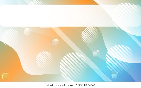 Geometric Design, Shapes. For Elegant Pattern Cover Book. Vector Illustration with Color Gradient