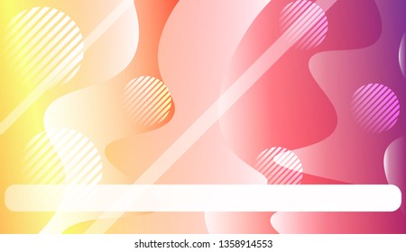 Geometric Design, Shapes. For Elegant Pattern Cover Book. Vector Illustration with Color Gradient