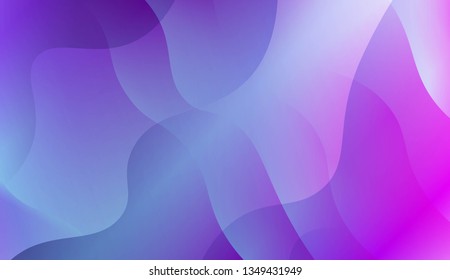 Geometric Design, Shapes. For Futuristic Ad, Booklets. Vector Illustration with Color Gradient