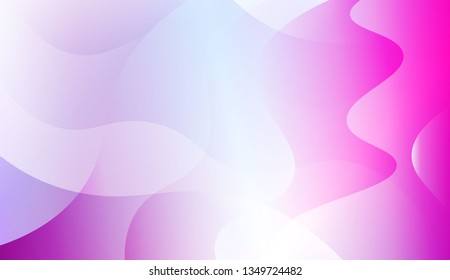 Geometric Design, Shapes. For Futuristic Ad, Booklets. Vector Illustration with Color Gradient