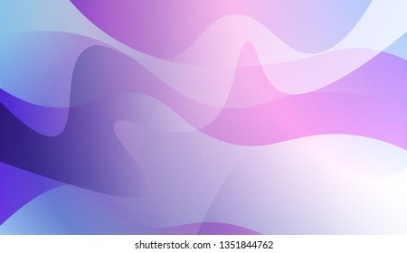 Geometric Design, Shapes. For Futuristic Ad, Booklets. Vector Illustration with Color Gradient