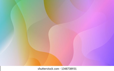 Geometric Design, Shapes. For Your Design Ad, Banner, Cover Page. Vector Illustration with Color Gradient