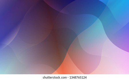 Geometric Design, Shapes. For Your Design Ad, Banner, Cover Page. Vector Illustration with Color Gradient