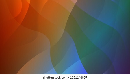 Geometric Design, Shapes. For Your Design Ad, Banner, Cover Page. Vector Illustration with Color Gradient