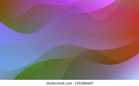 Geometric Design, Shapes. For Your Design Ad, Banner, Cover Page. Vector Illustration with Color Gradient