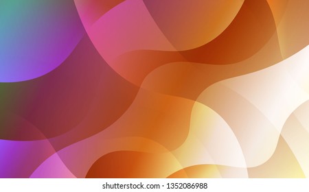 Geometric Design, Shapes. For Your Design Ad, Banner, Cover Page. Vector Illustration with Color Gradient