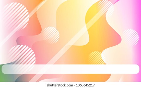 Geometric Design, Shapes. Design For Your Header Page, Ad, Poster, Banner. Vector Illustration with Color Gradient