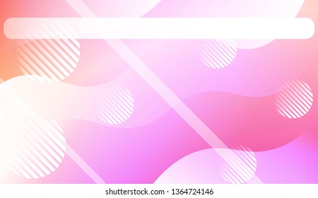 Geometric Design, Shapes. Design For Your Header Page, Ad, Poster, Banner. Vector Illustration with Color Gradient