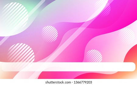 Geometric Design, Shapes. Design For Your Header Page, Ad, Poster, Banner. Vector Illustration with Color Gradient