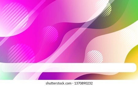 Geometric Design, Shapes. Design For Your Header Page, Ad, Poster, Banner. Vector Illustration with Color Gradient