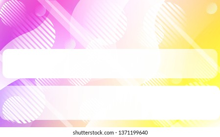 Geometric Design, Shapes. Design For Your Header Page, Ad, Poster, Banner. Vector Illustration with Color Gradient