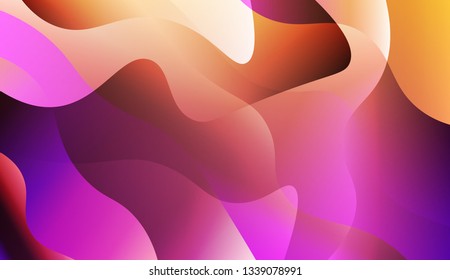 Geometric Design, Shapes. For Your Design Wallpaper, Presentation, Banner, Flyer, Cover Page, Landing Page. Vector Illustration with Color Gradient.