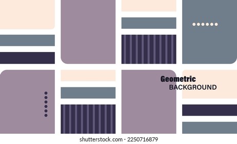 Geometric design with simple geometry shapes, modern abstract background.