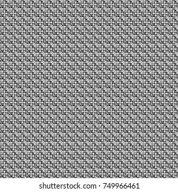 Geometric design template with black, white and gray elements. Background, texture with pop art effect. Vector seamless pattern. Technologic fabric tile card cover print badge.