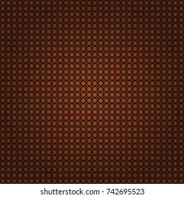 Geometric design template with orange, brown and black elements. Vector seamless pattern. Technologic fabric tile card cover print badge. Background, texture with pop art effect.