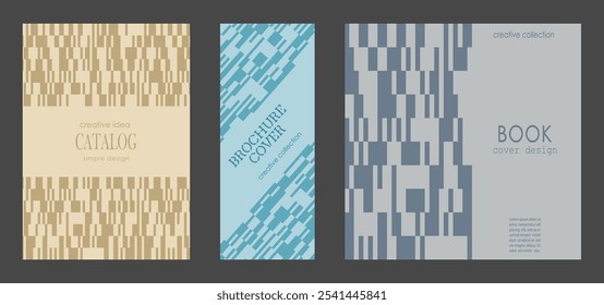 Geometric design. A template for postcards, posters or banners. The idea of a home or corporate interior, cover or packaging
