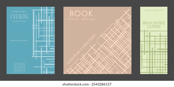 Geometric design. A template for postcards, posters or banners. The idea of a home or corporate interior, cover or packaging