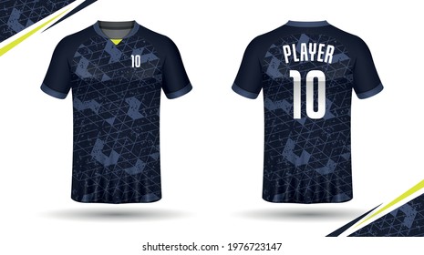 Geometric Design template for soccer jersey