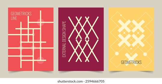 Geometric Design Templates, dynamic vector backgrounds with bold geometric shapes and abstract patterns, and Art posters. geometric shapes