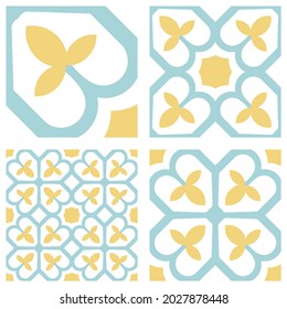 Geometric design vector pattern with pastel colors trend, good for background, wallpaper, and pattern