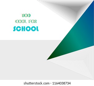 Geometric design for wallpaper, book covers, albums, notebooks, reports, placards, brochures, flyers, banners. Back to school theme.