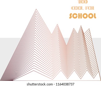 Geometric design for wallpaper, book covers, albums, notebooks, reports, placards, brochures, flyers, banners. Back to school theme.