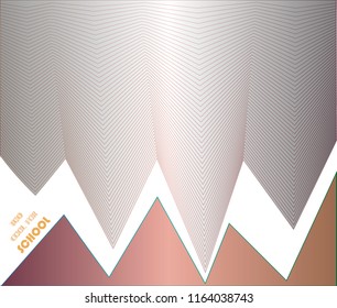Geometric design for wallpaper, book covers, albums, notebooks, reports, placards, brochures, flyers, banners. Back to school theme.