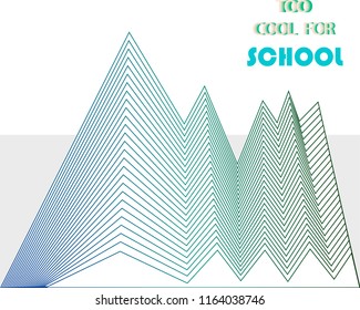 Geometric design for wallpaper, book covers, albums, notebooks, reports, placards, brochures, flyers, banners. Back to school theme.