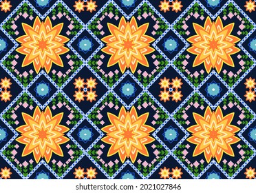 Diseño geométrico.Patrón étnico. arte azteca.Vector.illustator