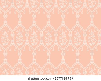 Geometric designs mixed with tropical-inspired floral touches for fresh wallpapers, gift wraps, and modern textile patterns.