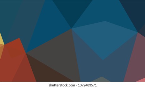 Geometric designs. Vector, geometric background. Triangles, triangulation. Geometric mosaic tile, colored triangles, application in low poly style. Abstract backgrounds for web.