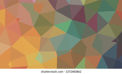 Geometric designs. Vector, geometric background. Triangles, triangulation. Geometric mosaic tile, colored triangles, application in low poly style. Abstract backgrounds for web.