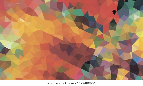 Geometric designs. Vector, geometric background. Triangles, triangulation. Geometric mosaic tile, colored triangles, application in low poly style. Abstract backgrounds for web.