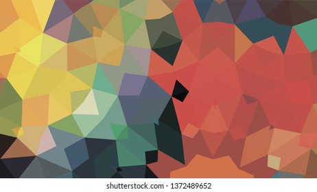 Geometric designs. Vector, geometric background. Triangles, triangulation. Geometric mosaic tile, colored triangles, application in low poly style. Abstract backgrounds for web.