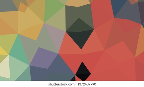 Geometric designs. Vector, geometric background. Triangles, triangulation. Geometric mosaic tile, colored triangles, application in low poly style. Abstract backgrounds for web.
