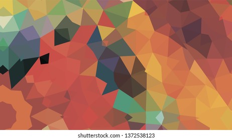 Geometric designs. Vector, geometric background. Triangles, triangulation. Geometric mosaic tile, colored triangles, application in low poly style. Abstract backgrounds for web.