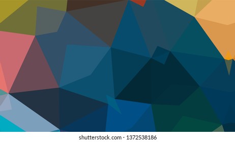 Geometric designs. Vector, geometric background. Triangles, triangulation. Geometric mosaic tile, colored triangles, application in low poly style. Abstract backgrounds for web.