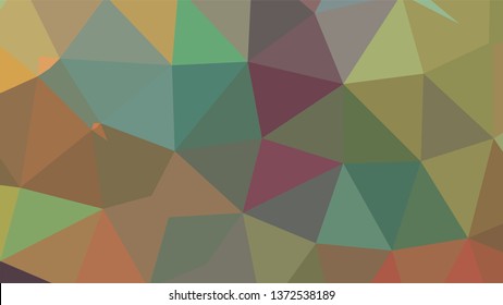 Geometric designs. Vector, geometric background. Triangles, triangulation. Geometric mosaic tile, colored triangles, application in low poly style. Abstract backgrounds for web.